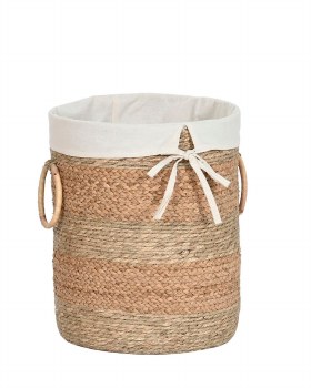 SEAGRASS BASKET W/LINER-SMALL