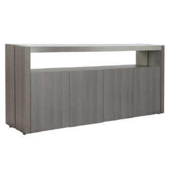 BUFFET OAK ALUMINUM-GREY