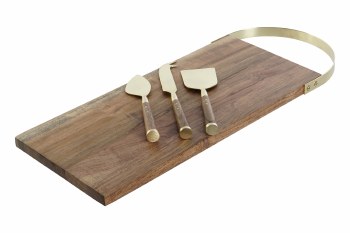 ACACIA CHOPPING BOARD-SET/4