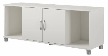 CABINET W/2 DOORS-WHITE