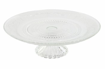 CUT GLASS CAKE STAND