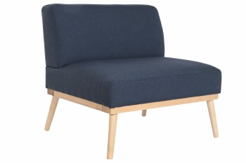 NAVY ARMLESS CHAIR