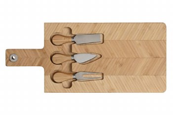 BAMBOO CHEESE BOARD 4PC