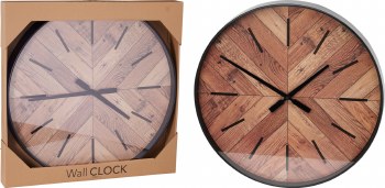 HERRINGBONE CLOCK