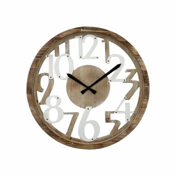 WOOD/METAL WALL CLOCK