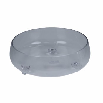 CLEAR ROUND VASE