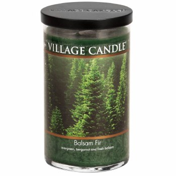 BALSAM FIR CANDLE W/BALCK LID-LARGE