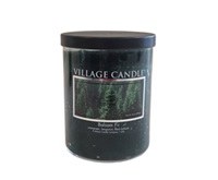 BALSAM FIR CANDLE W/BLACK  LID-SMALL