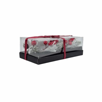 GLASS CANDLE HOLDER S/2