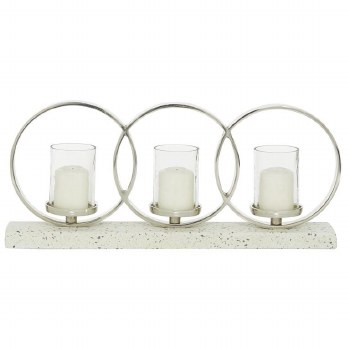 CANDLE HOLDER TRIO CIRCLE