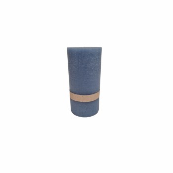 BLUE PILLAR CANDLE-MEDIUM