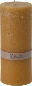 OCHRE PILLAR CANDLE-LARGE