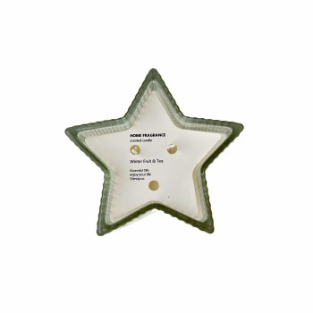 SCENTED STAR CANDLE-WHITE