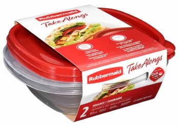 RUBBERMAID CONTAINERS-2 PACK