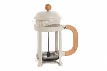 COFFEE PRESS -WHITE-LARGE
