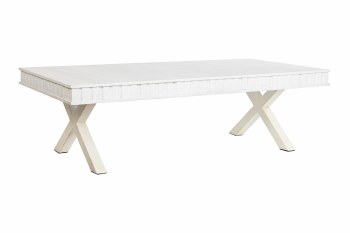 COFFEE TABLE MANGO WOOD-WHITE