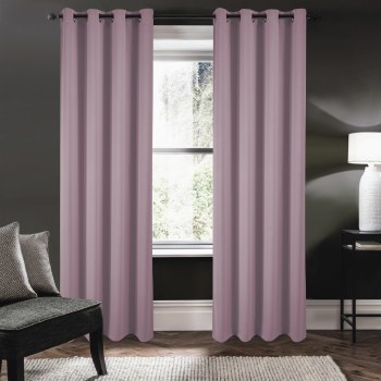 RILEY BLACKOUT CURTAIN- LAVENDER