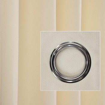 BLACKOUT CURTAIN- WHT S/2