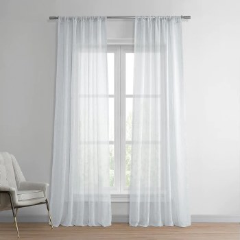 CARA CURTAIN-WHITE