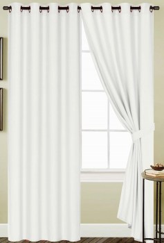 KENNEDY WHITE CURTAIN - 90"