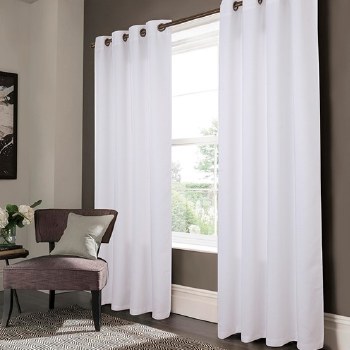 LYNX MATTE WHITE CURTAIN