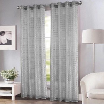 WANDA VOILE CURTAIN-SILVER