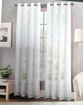 WANDA VOILE CURTAIN-WHITE