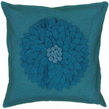 BLUE FLOWER CUSHION