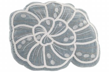 CONCH SHALL CUSHION BLUE