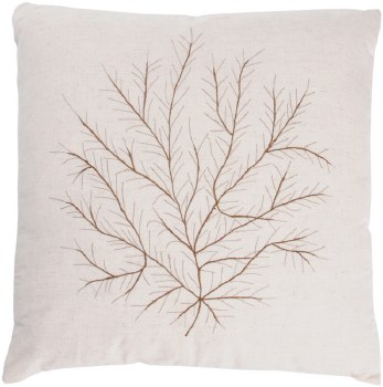 NATURAL CUSHION W/ BROWN CORAL