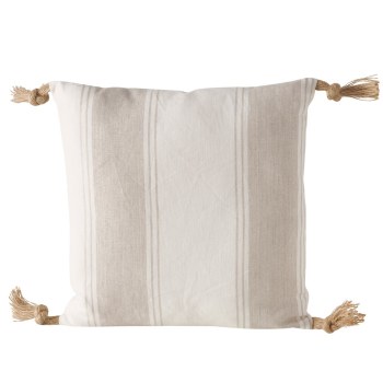 LINEL BEIGE STRIPED CUSHION