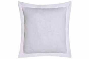 LINEN CUSHION OFF WHITE 18" x 18"