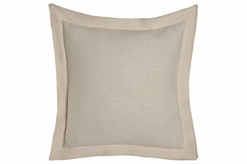 LINEN SAND CUSHION 18" x 18"- SMALL
