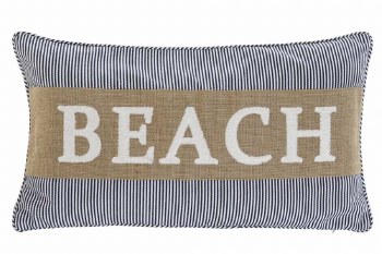 BEACH LUMBAR CUSHION 24" x 14"