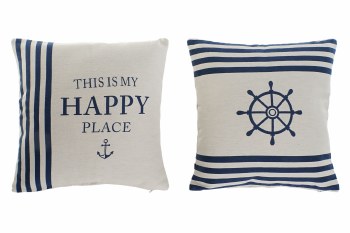 NAUTICAL STRIPE CUSHION 18" x 18"