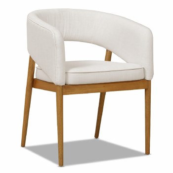 MIRAH EGGSHELL DINING CHAIR-WHITE