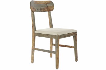 DINING CHAIR SHEESHAM & JUTE