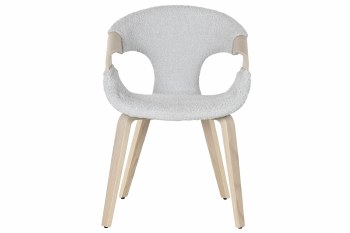DINING CHAIR W/ARMS-GREY