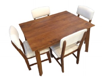 ACACIA DINING SET-4 SEATER