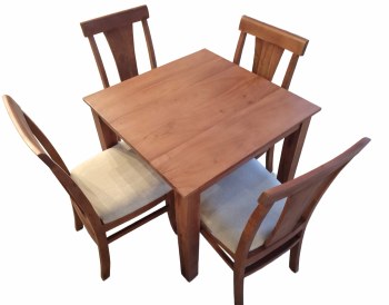 ACACIA DINING TABLE & 4 CHAIRS