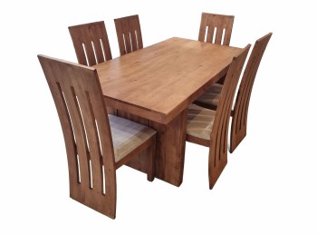 ACACIIA DINING TABLE & 6 CHAIRS