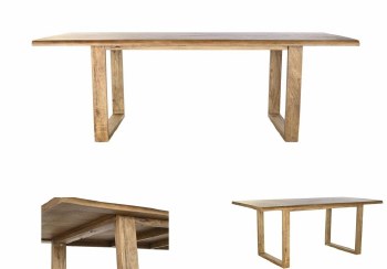 MANGO WOOD NATURAL DINING TABLE