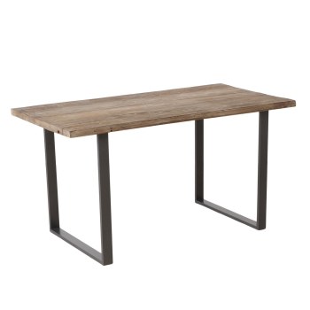 MAXIMUS METAL LEGS DINING TABLE