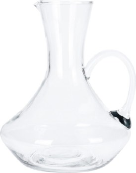 GLASS DECANTER  W/HANDLE