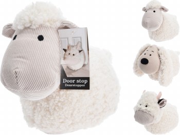 PLUSH DOOR STOP - 3 ASST