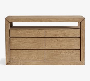 TEAK DRESSER 6-DRAWER