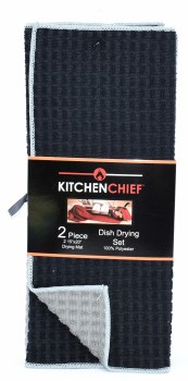 DRYING MAT-BLACK-SET/2