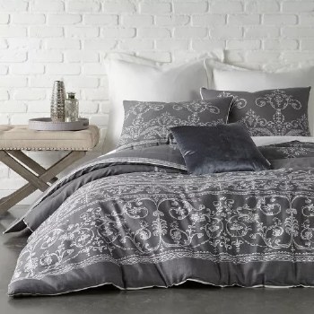 BELVEDERE GREY DUVET SET-KING