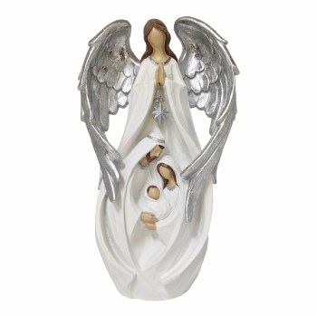 ANGEL FIG-WHT/SLV