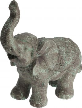 ELEPHANT FIGURINE-GREEN